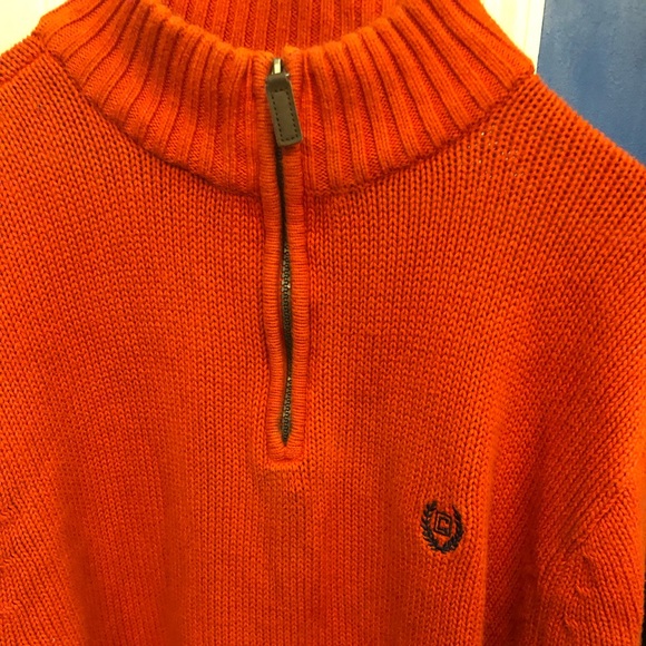 orange sweater for men
